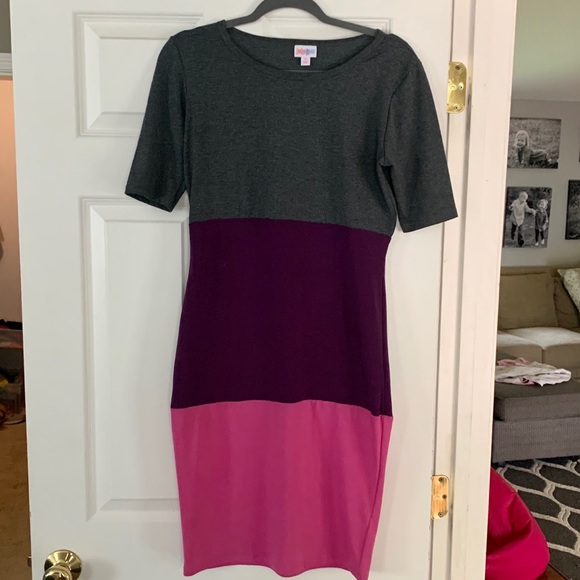 LuLaRoe Julia Dress - Picture 1 of 2